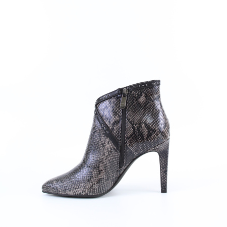 Ботильоны на шпильке с острым носом с анималистичным принтом MARCO TOZZI 